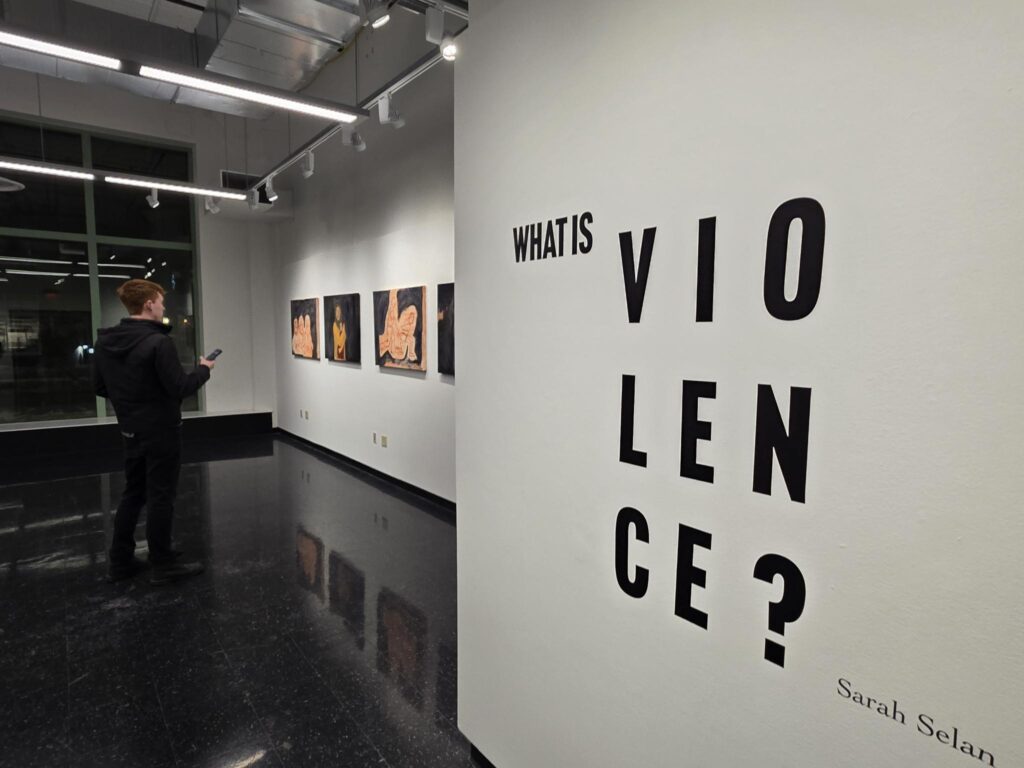 The recent Cleveland Institute of Art exhibited "What is Violence?"
