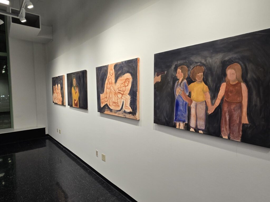 Artwork from Sarah Selan's recent CIA exhibition "What is Violence?"